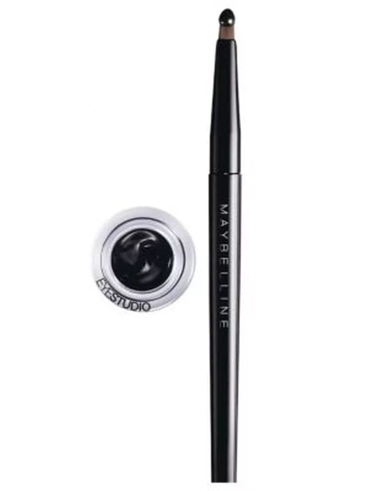 Eyes gel liner. Maybelline Gel Eyeliner. Гелевая подводка мейбелин. Eyestudio lasting Drama Gel Eyeliner Maybelline. Eyestudio lasting Drama Gel Liner.