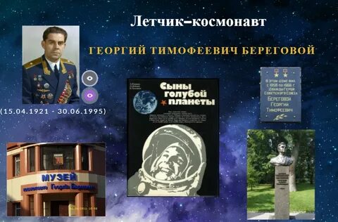 Имена летчиков космонавтов
