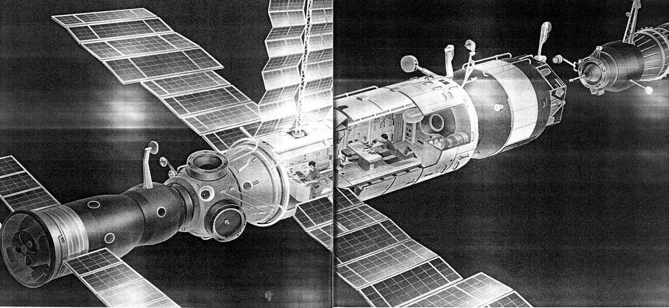 Первая космическая станция салют 1. Салют-1 первая орбитальная станция. Космическая станция салют 1. 1971 Орбитальная Космическая станция салют. Орбитальный комплекс салют 1.