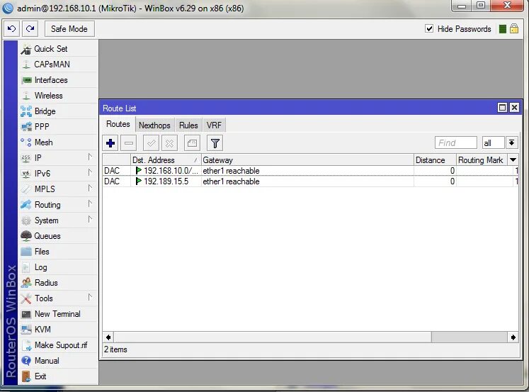 Mikrotik safe mode. Mikrotik vrf. new routing mark mikrotik. mikrotik os.