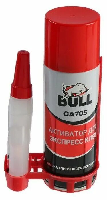 Двухкомпонентный клей bull ca705. Клей bull 705. Активатор bull.