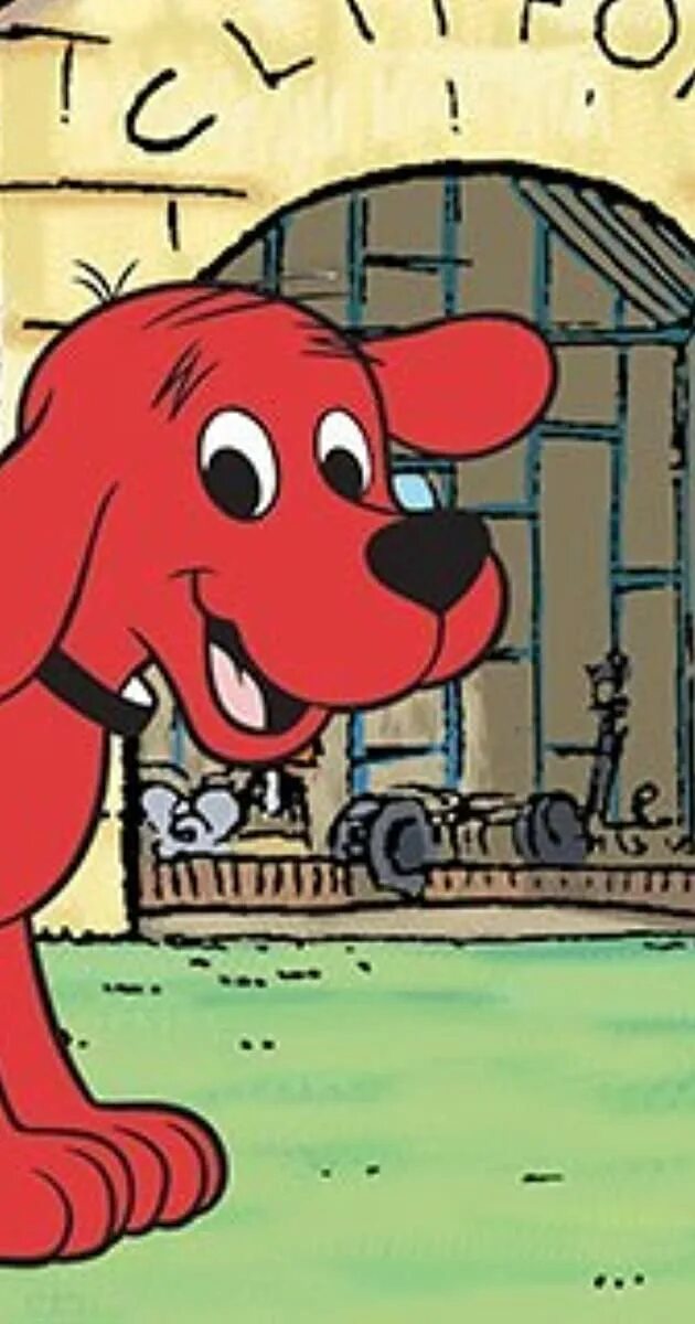 Большой красный клиффорд. Красный пёс Клиффорд. Красный щенок Клиффорд. Большой красный пёс Клиф....