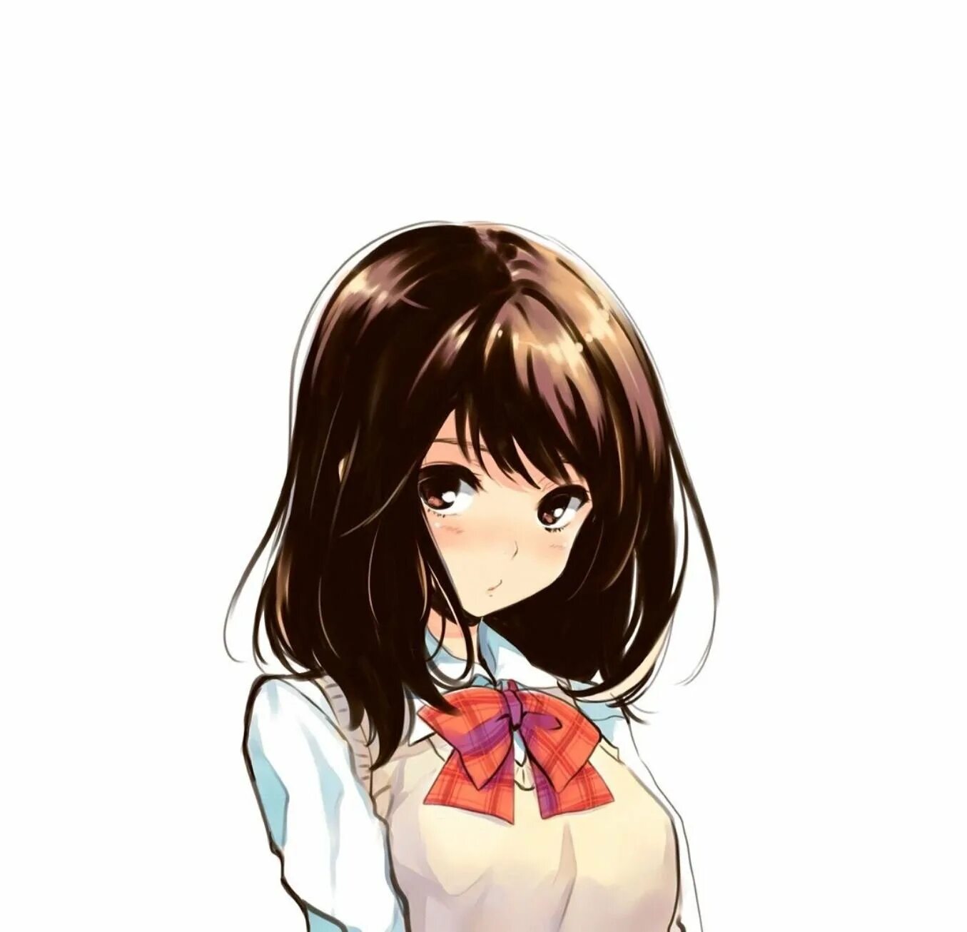 Девочка с коричневыми волосами каре. Аниме девушки с коричневыми волосами. Аниме девушки с короткими волосами. Девушка аниме с короткими коричневыми волосами короткими. Аниме девушка с каре.