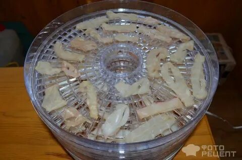 Кальмар в сушилке для овощей рецепт