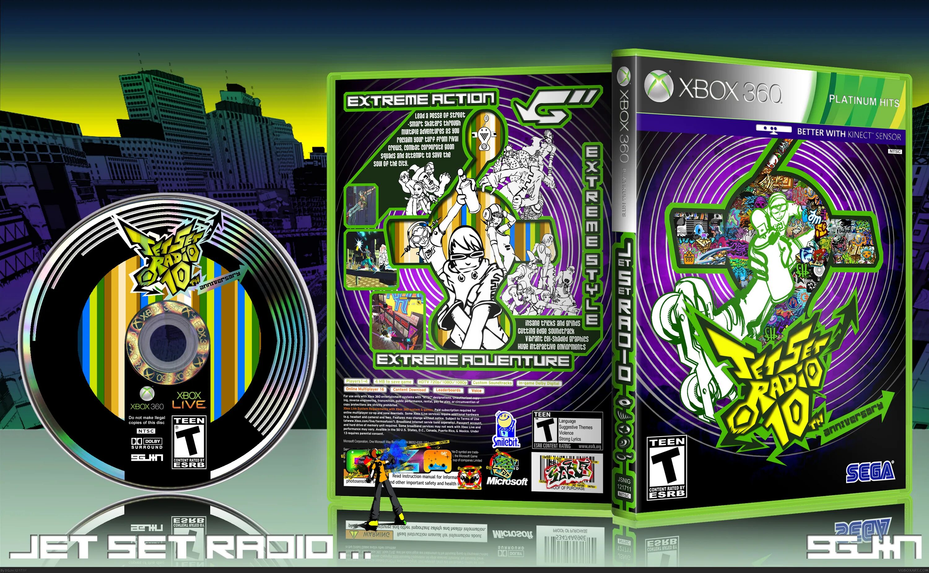 Радио сеты. Jet Set Radio Xbox 360. Jet Set Radio Future Xbox 360. Игры иксбокс 360 Jet Set Radio. Jet Set Radio Dreamcast обложка.