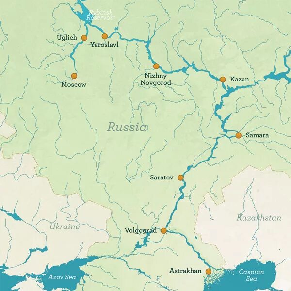 Река Волга на карте. Река Волга на карте от истока до устья. Карта реки Волга с городами. Река Волга на карте России с городами.