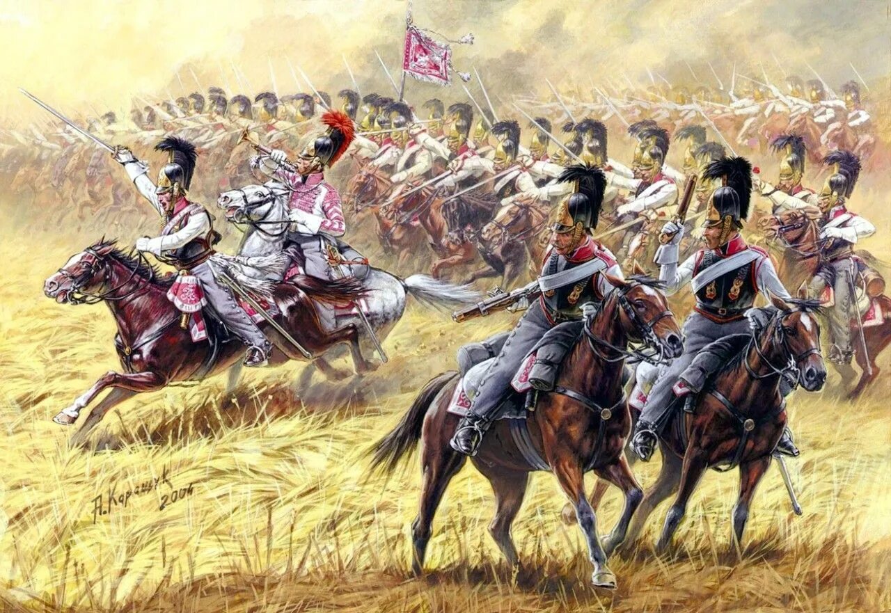 Битва при воже 1378. Вражеская конница. Атака кавалерии 1812. Вражеская конница. Кирасиры наполеона 1812.
