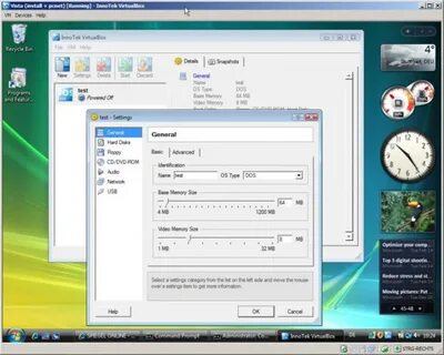 Test setup