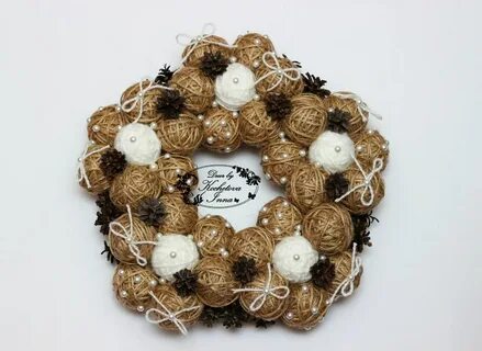 Венок из ротанга мастер класс своими руками