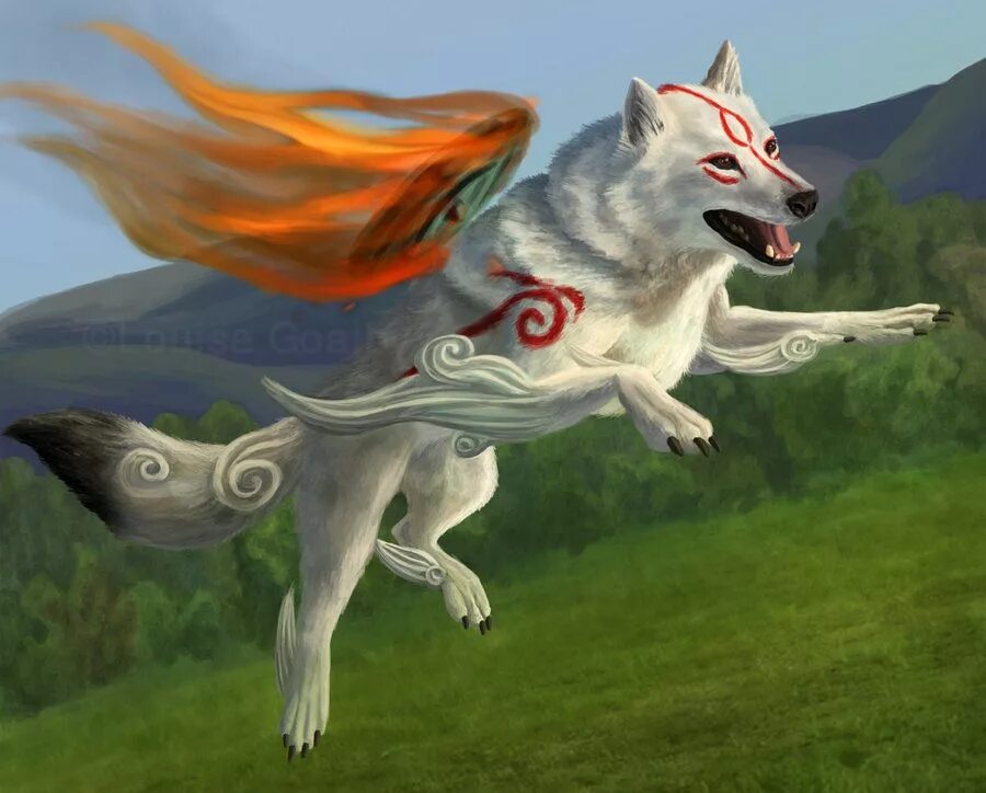 Картинка оками. Okami волк. Okami Amaterasu furry. Okami Аматерасу фурри. Furry Wolf Okami.