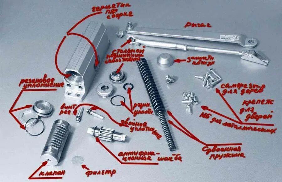 Масло дверного доводчика. Ремкомплект для дверного доводчика Тойота 50. Доводчик дверной пружинный td-35 регулировка. Конструкция дверного доводчика. Доводчик с зубчатым приводом.