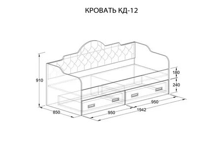 Детские кроватки схемы