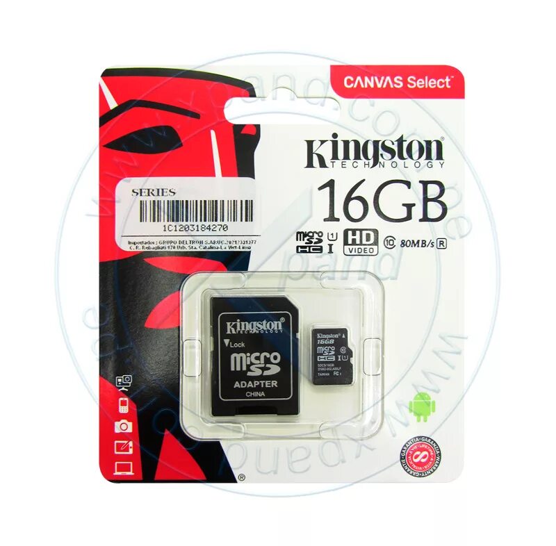 Kingston canvas select uhs i