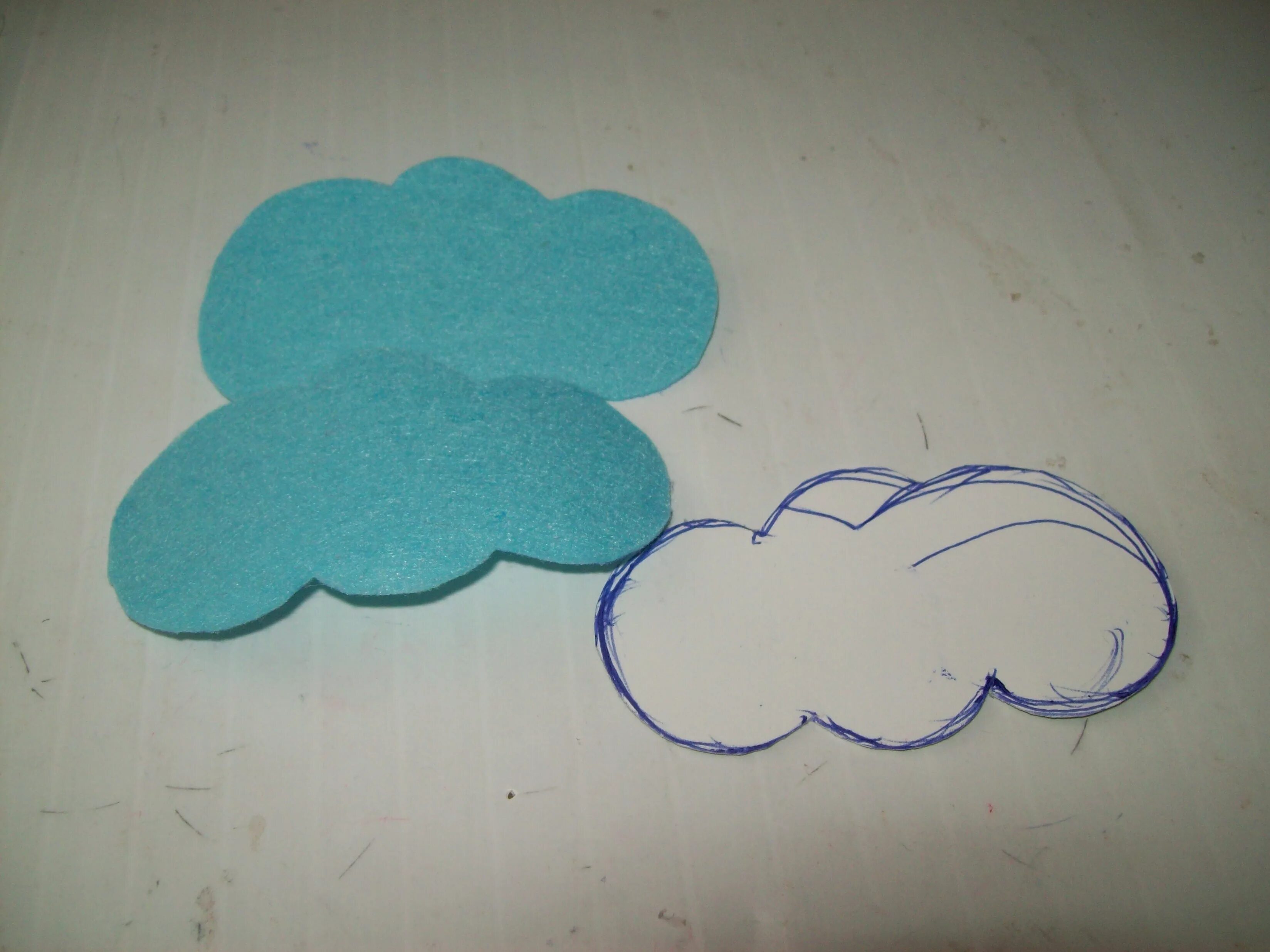 аппликация облака