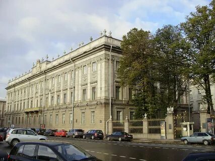 Мраморный дворец на карте