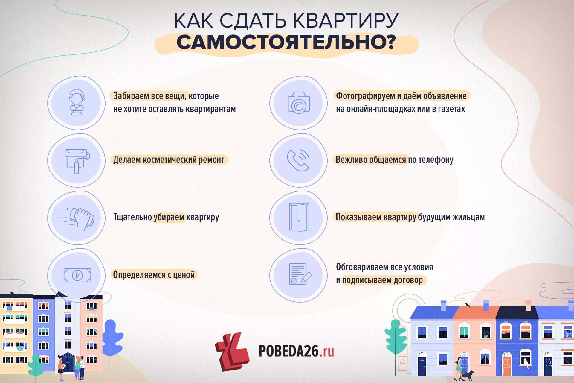 Самостоятельно сдать квартиру. Памятка при сдаче квартиры. Сдача помещений в найм. Условия сдачи квартиры в аренду. Организация снимет квартиры