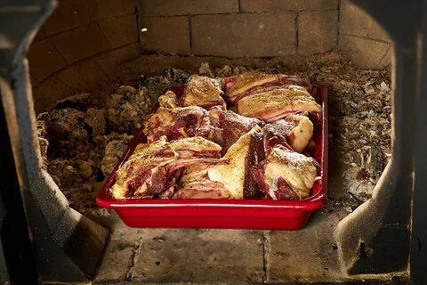 Мясо в русской печи