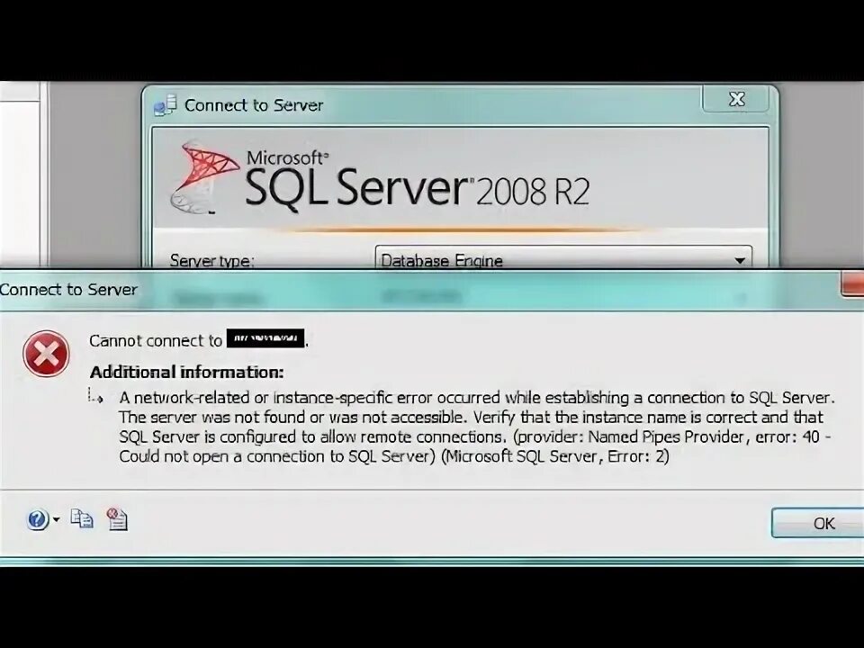 Sql cannot connect to database. Sql cannot connect to database