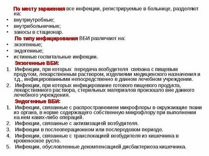 Место инфекции