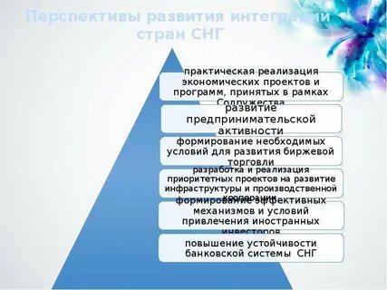 Перспективы интеграции