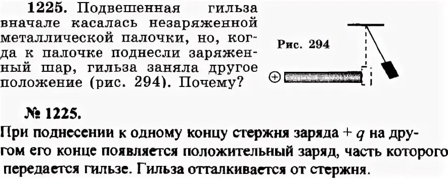 Как изменяется сила действующая на заряженную гильзу