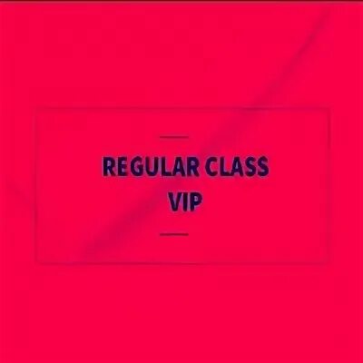 Regular class