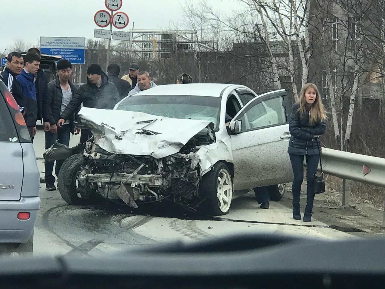 Происшествия южно сахалинск. Аварию Южной Сахалинской. ДТП Южно-Сахалинск сегодня.