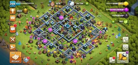Карты clash of clans