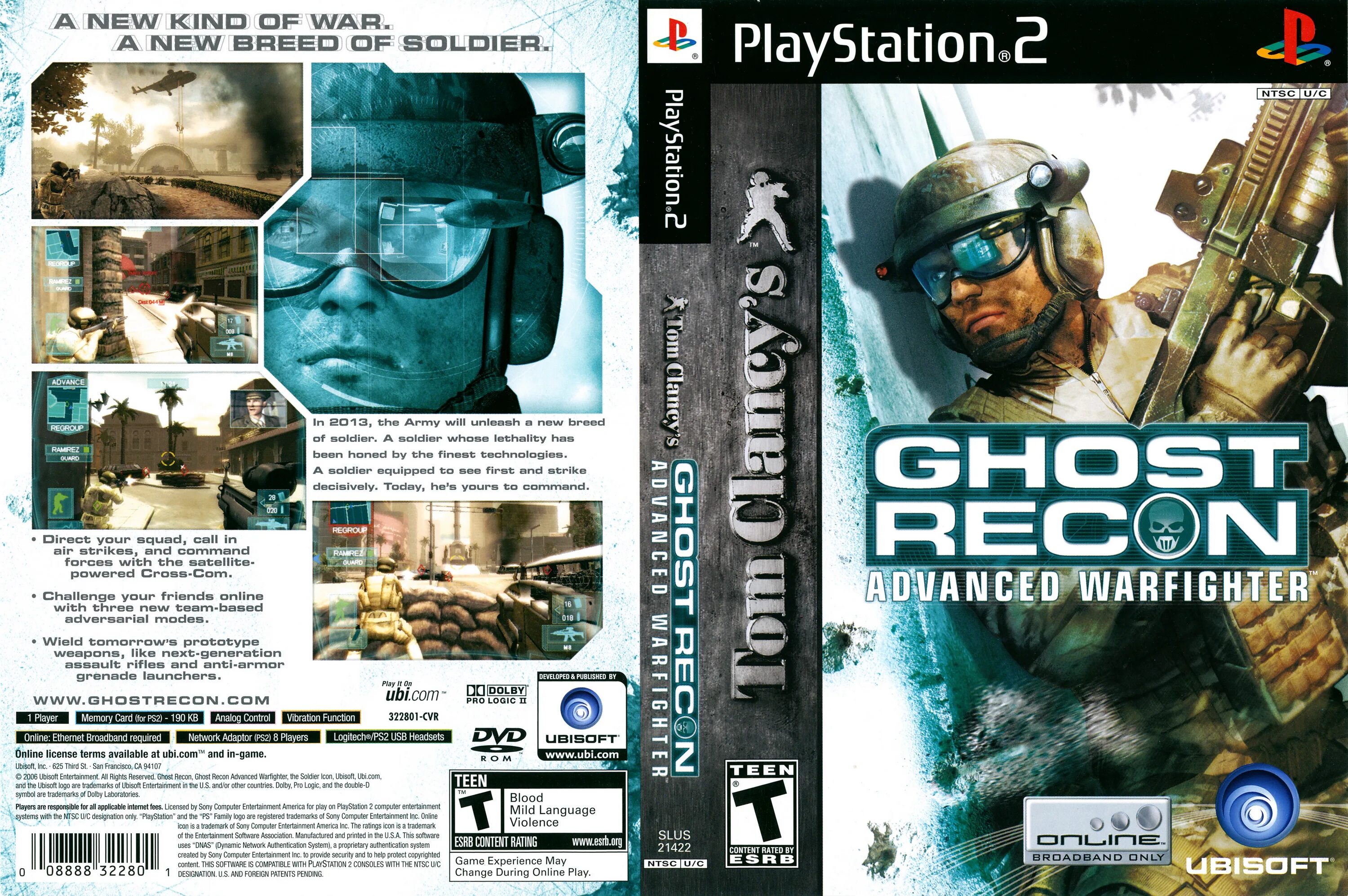 Том клэнси произведения. Tom Clancy's Ghost Recon ps2. Ghost Recon Advanced Warfighter 2. Сони плейстейшен 2 Ghost Recon. Ghost Recon 2 ps2.