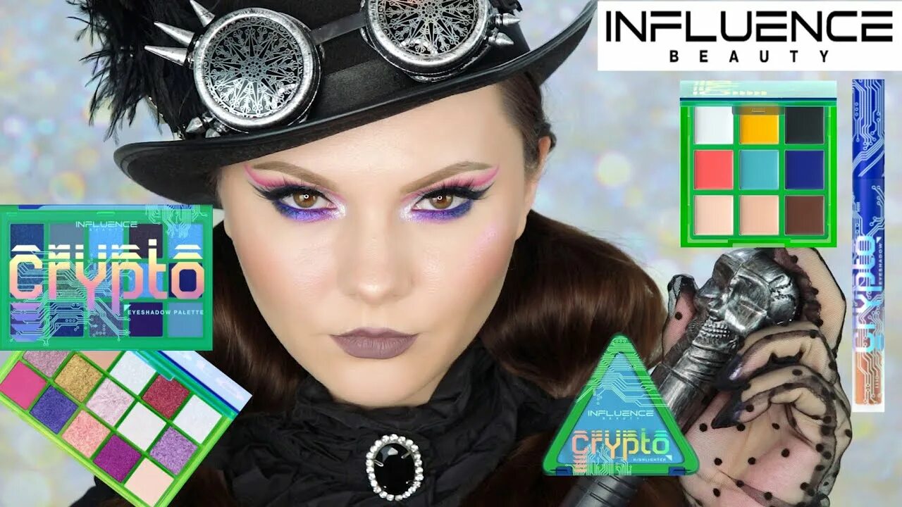 Палетка теней Инфлюенс. Influence Beauty Crypto палетка. Инфлюенс Бьюти палетка теней. Магнит Косметик Инфлюенс Бьюти.