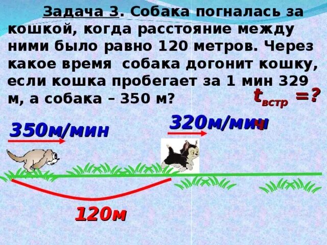 Задача про собак. Решение задачи собака погналась за зайцем. Собаки догонят. Задача собака 3. Валера бежит за щенком со скоростью