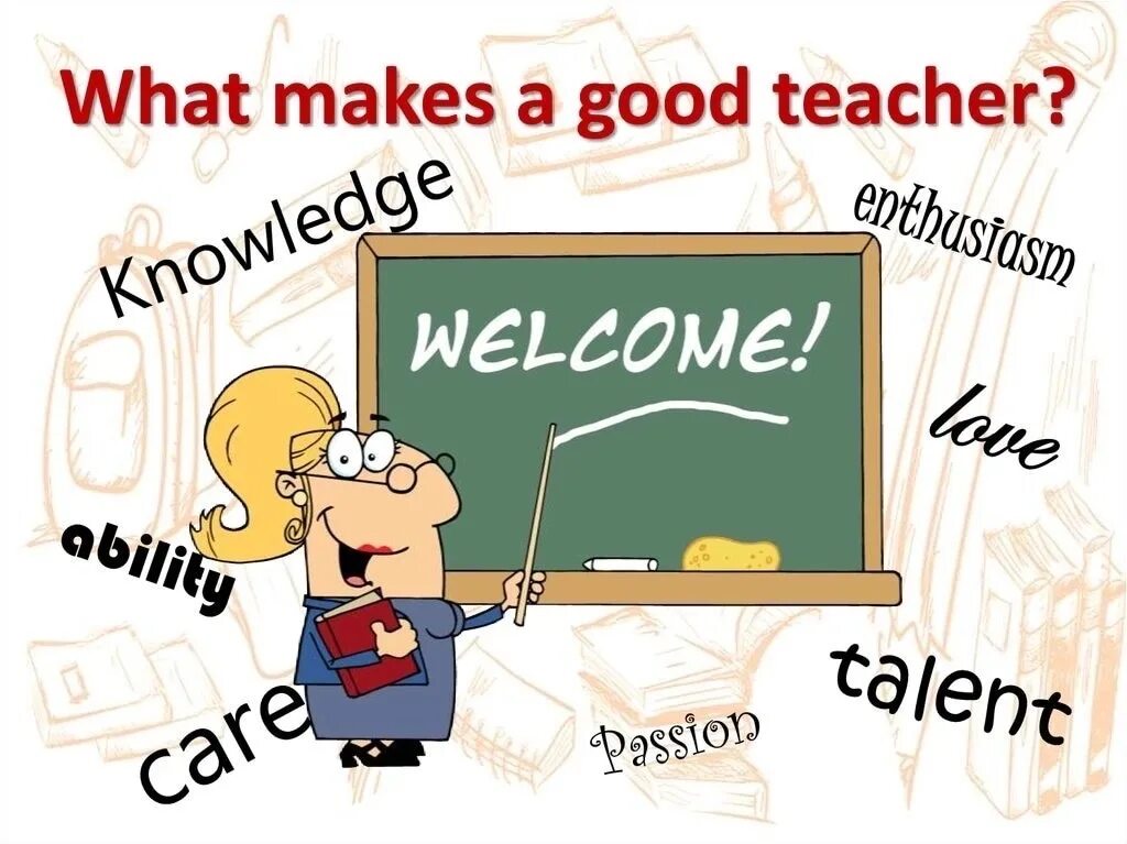 What makes a good teacher. Qualities of a good teacher. Учитель английского языка рисунок. What is a teacher плакат. What did our teacher