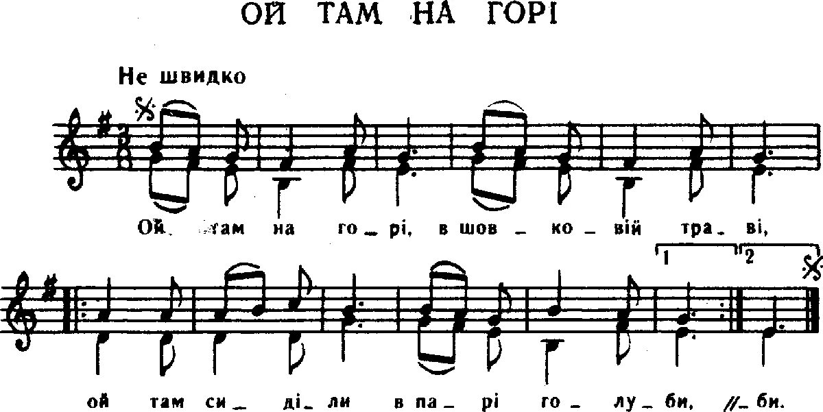 Украински песня жить. Ой там на горе Ноты. Ой там на горе. Ноты песни Ой там на горе. Ой на гори текст.