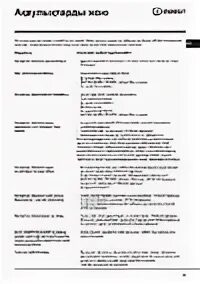 Индезит wisl 102 инструкция