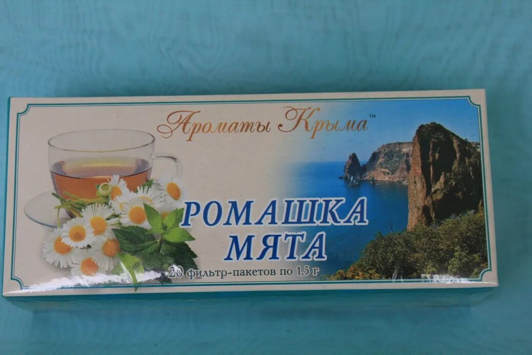 Пить ромашку с мятой