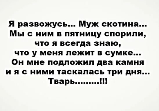 Муж скотина. Стих про скотину. Что в сумочке лежит моей стих. Человек такая скотина. Разводимся с мужем дочке год