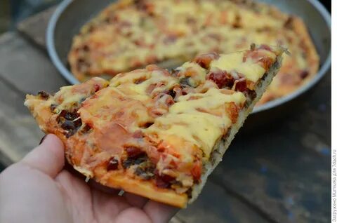 Рецепт пиццы с манкой