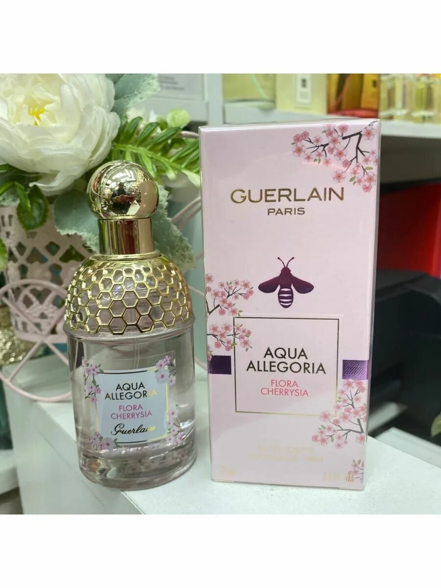 Guerlain cherrysia aqua allegoria. Aqua Allegoria Flora Cherrysia. Guerlain Aqua Allegoria Flora Cherrysia. Духи Guerlain Aqua Allegoria Flora Cherrysia. Guerlain Aqua Allegoria Flora Cherrysia 75 мл.