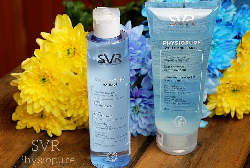 SVR Physiopure тоник. SVR Физиопюр тоник 200 мл. SVR гель для умывания Physiopure. SVR Physiopure Toner Pure and mild. Cleansing gel foam