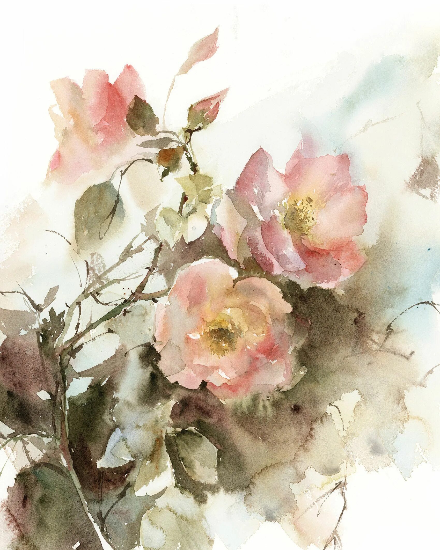 Акварель т. Акварелист жан-клод папье. Акварель т. Джулиано боскаини акварели цветы. Картины в пастельных тонах.