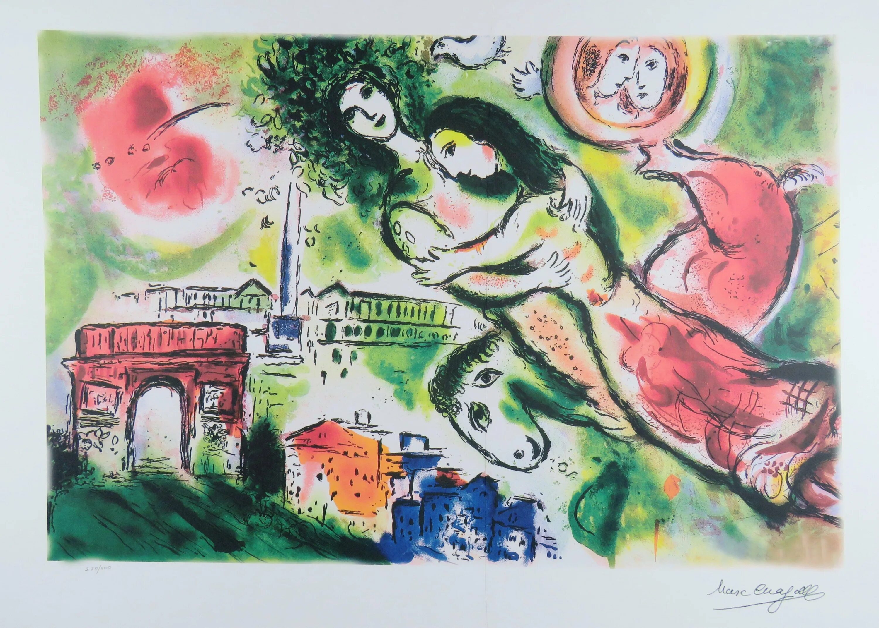 Рисунки марка Шагала.