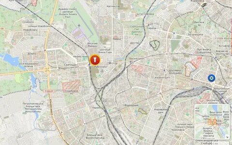 Ровное город на карте