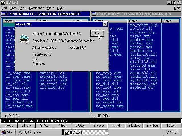 Ms commander. Виндоус 95 нортон командер. нортон ось командер. консоль norton commander. norton commander скриншоты.