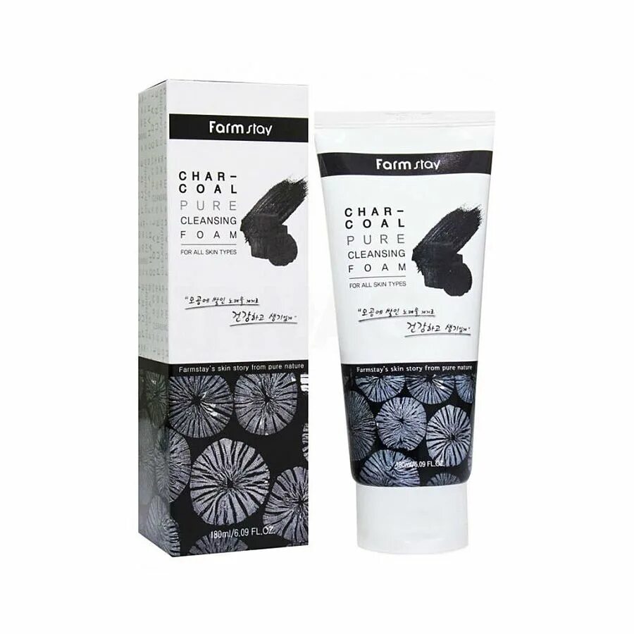 Cleansing charcoal. Farmstay пенка Charcoal Pure Cleansing Foam, 180 мл. Farmstay пенка очищающая с древесным углем Farmstay Charcoal Pure Cleansing Foam, 180ml 180мл. Пенка для умывания с древесным углем Farmstay Charcoal Pure Cleansing Foam,180 мл.. Lebelage пенка для умывания с бамбуковым углем Charcoal Pore Clay Cleansing Foam, 180мл.