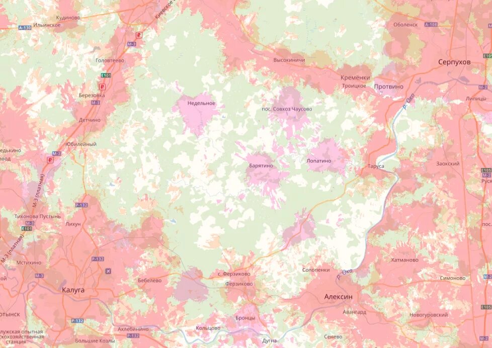 Карта покрытия тверской области. Калужская область покрытие теле2. Зона покрытия теле2 Калужская область Балабаново. Зоны покрытия DTV-2 Тульская обл.. Карта покрытия теле2.