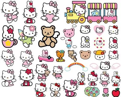 Много картинок hello kitty