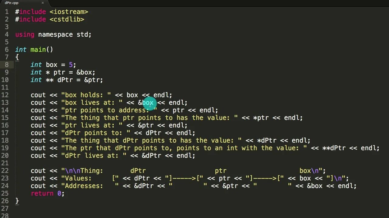 Double Pointer c++. Pointer to с++. Pointer to c++ что это. Code Pointers. Endl c