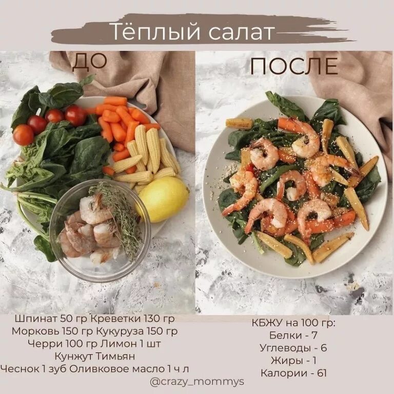 Креветки кбжу на 100 грамм