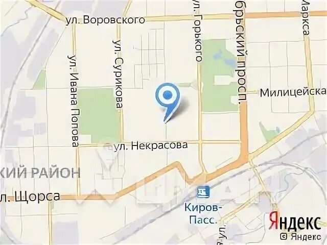 Кирова 12 карта