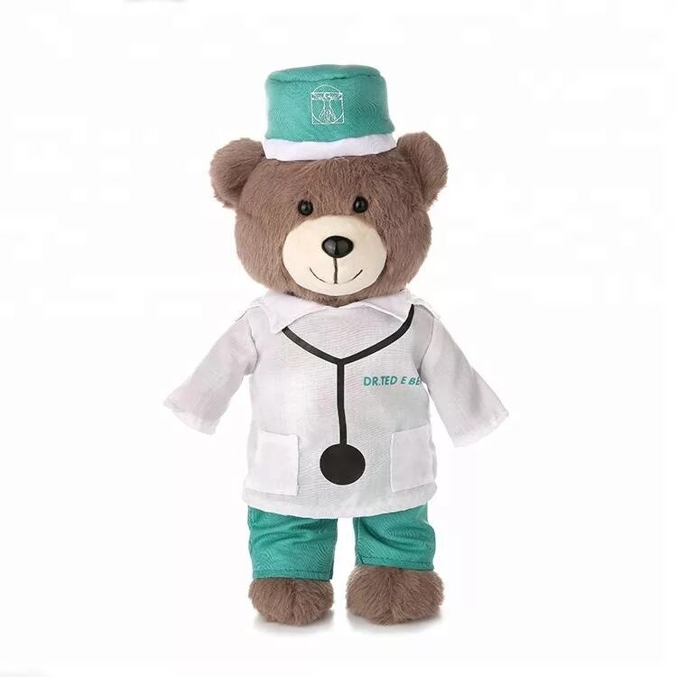 Доктор тедди штутгарт. Dr bear. Dr bear. Огненная плюшевая игрушка. Мягкая игрушка врач.